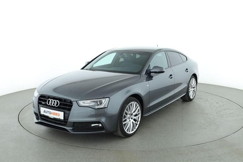 Grau Gebraucht 2016 Audi A5 Sportback S-Line Limousine | 21.860 € (Teuer) - Bild 1/3