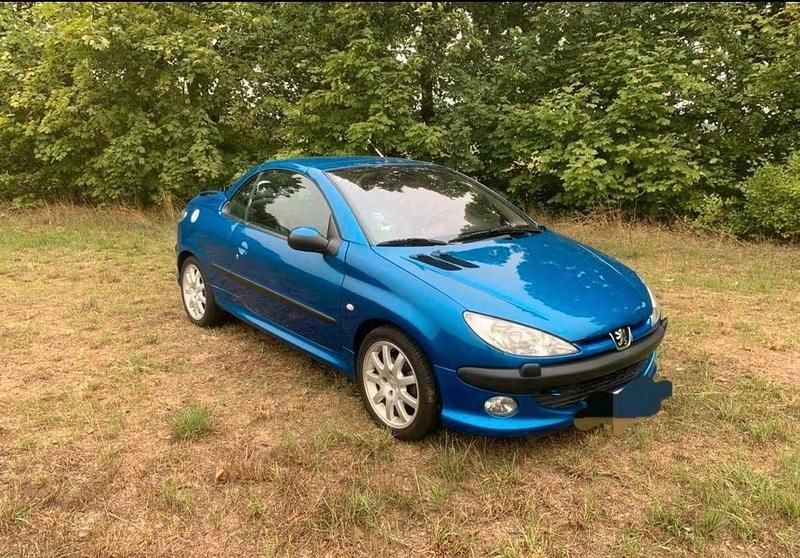 Blau Gebraucht 2002 Peugeot 206 CC Cabrio | 1.690 € (Guter Preis) - Bild 1/4