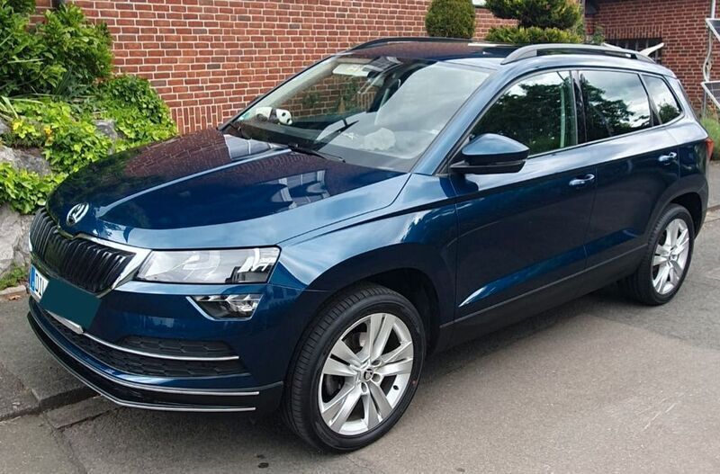 Blau Gebraucht 2018 Skoda Karoq Style SUV | 19.999 € (Fairer Preis) - Bild 1/4