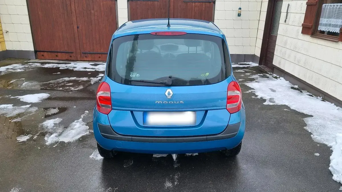 Używany Renault Modus 75 KM (55 kW) 2009 Niebieski Minivan