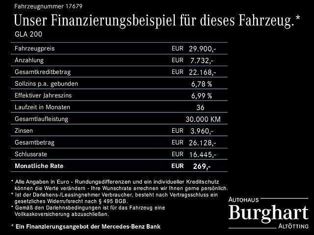 Unilack polarweiß Gebraucht 2020 Mercedes GLA200 Progressive SUV | 29.900 € (Guter Preis) - Bild 1/1