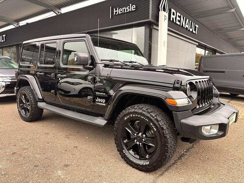 Schwarz Gebraucht 2020 Jeep Wrangler Sahara SUV | 43.800 € (Fairer Preis) - Bild 1/4