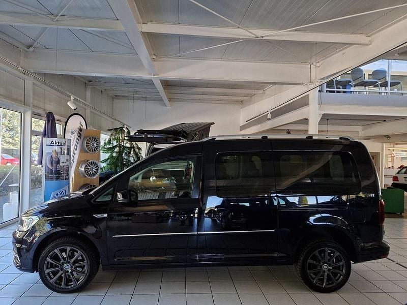 Brugt VW Caddy Maxi Highline 150 HK (110 kW) 2018 Sort MPV