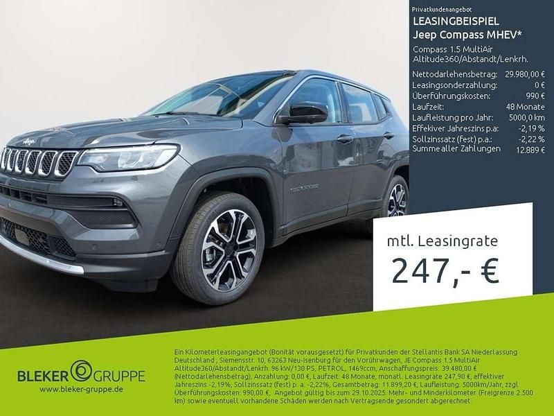 Grau Gebraucht 2025 Jeep Compass Altitude SUV | 27.770 € (Fairer Preis) - Bild 1/3