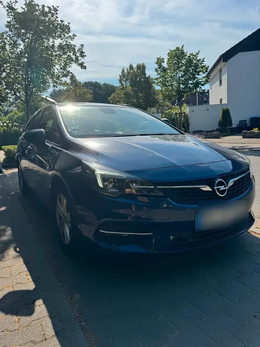 Gebraucht Opel Astra 122 PS (89 kW) 2021 Blau Kombi