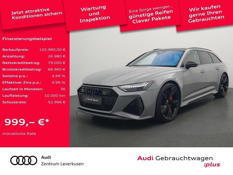 Nardograu Gebraucht 2022 Audi RS6 Performance Kombi | 105.980 € (Fairer Preis) - Bild 1/4