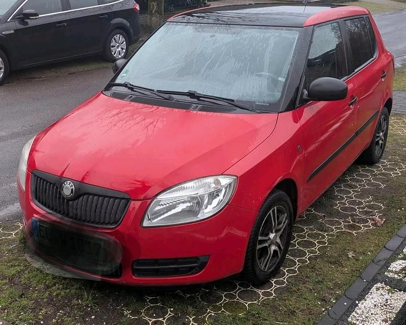 Gebraucht Skoda Fabia 60 PS (44 kW) 2008 Rot Kleinwagen