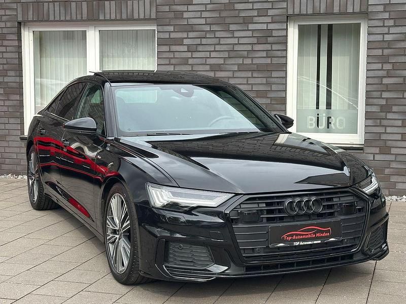 Schwarz Gebraucht 2023 Audi A6 S-Line Limousine | 46.999 € (Etwas zu teuer) - Bild 1/4
