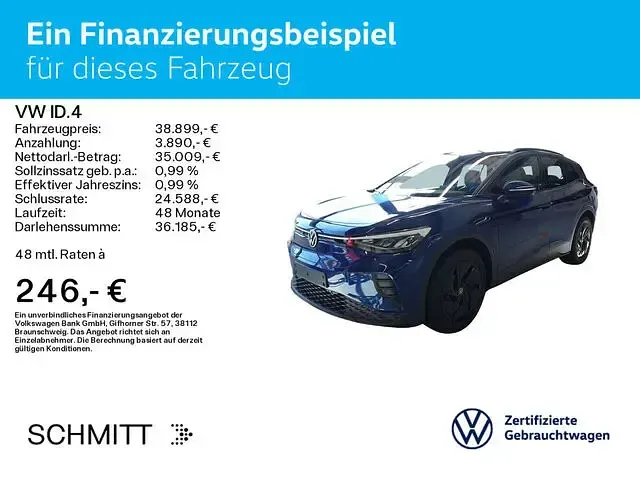 Gebraucht VW ID.4 Pro 210 kW (286 PS) 2024 Blue dusk metallic SUV