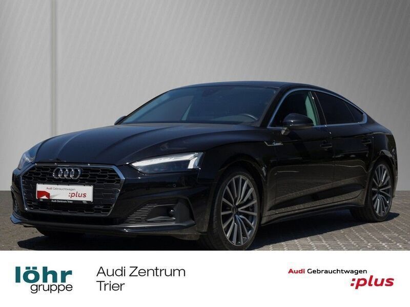 Brillantschwarz Gebraucht 2022 Audi A5 Sportback Ambiente Limousine | 35.980 € (Guter Preis) - Bild 1/4