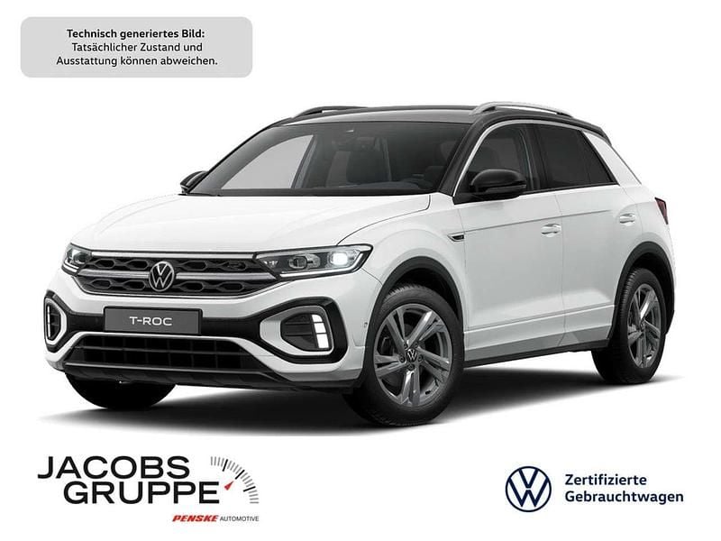 Weiß Gebraucht 2025 VW T-Roc R-line SUV | 31.270 € (Guter Preis) - Bild 1/3
