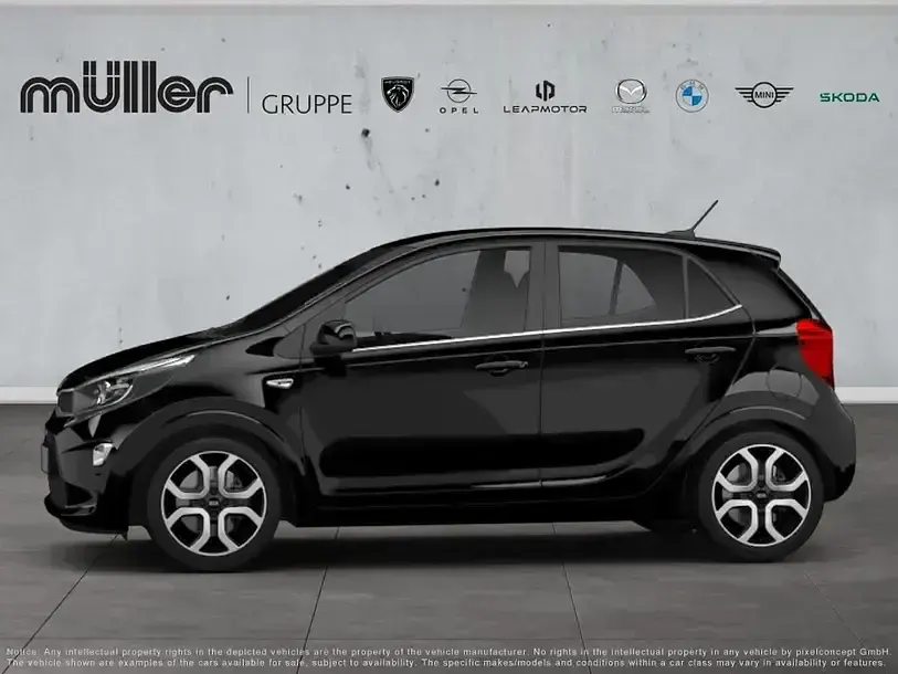 Używany Kia Picanto Vision 84 KM (61 kW) 2024 Czarny Hatchback