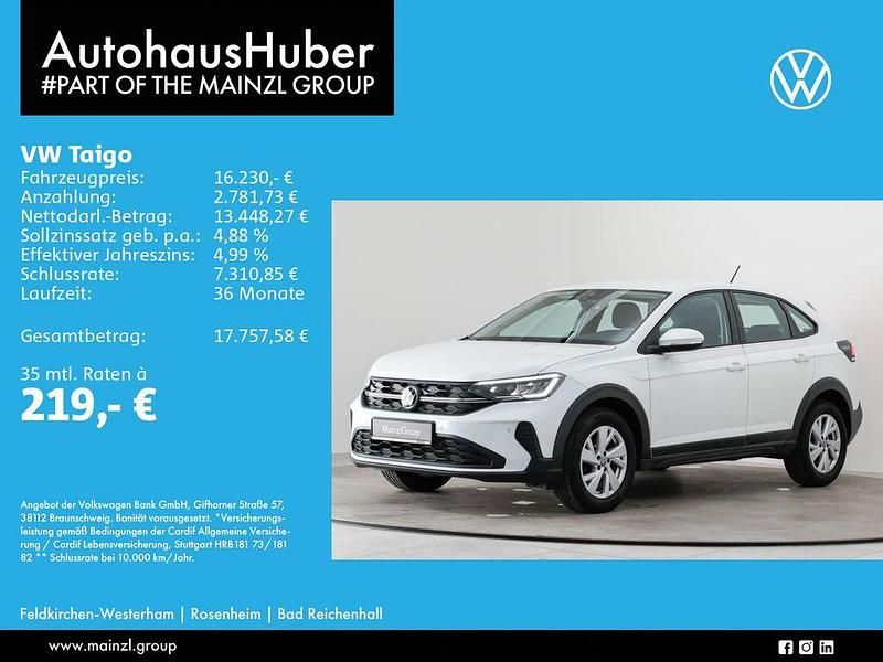 Gebraucht VW Taigo Basis 96 PS (70 kW) 2023 Weiß SUV