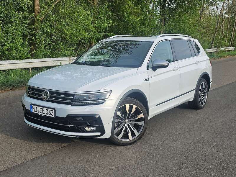 Weiß Gebraucht 2018 VW Tiguan Allspace R-line SUV | 28.000 € (Teuer) - Bild 1/4