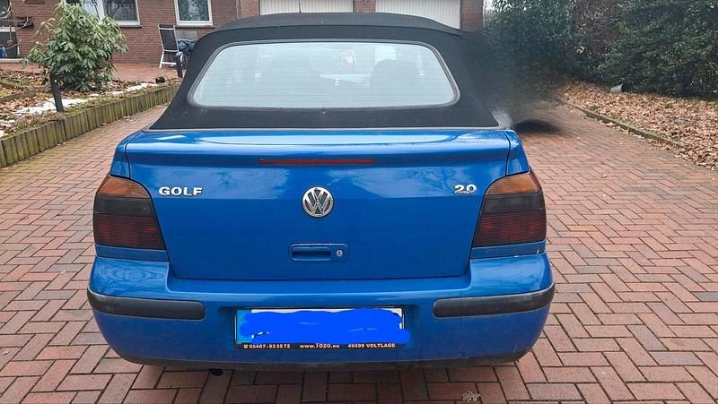 Gebraucht VW Golf Cabriolet 2000 Blau Cabrio