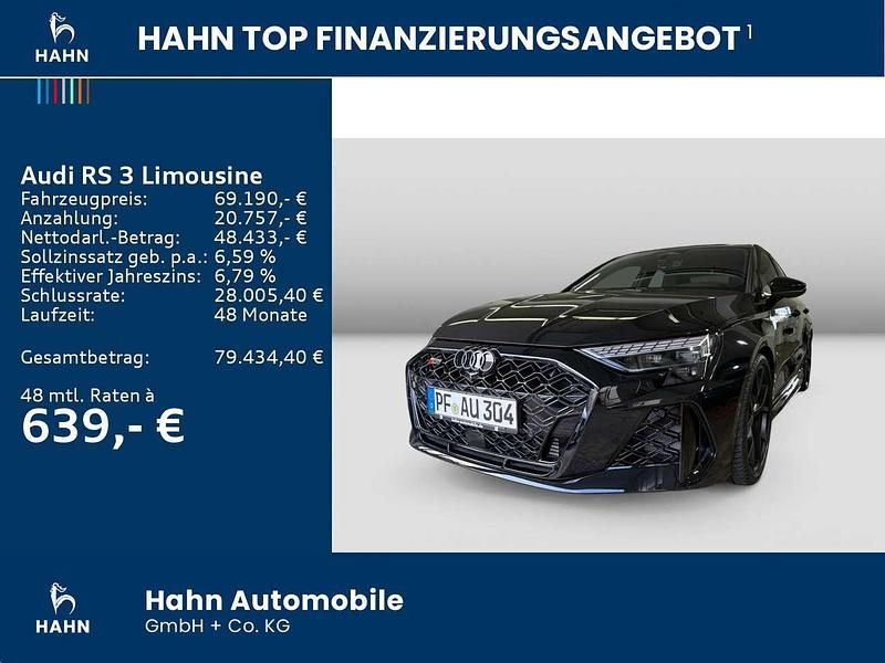 Gebraucht Audi RS3 Ambiente 400 PS (294 kW) 2026 Mythosschwarz metallic Limousine