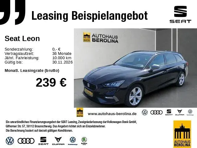 Gebraucht Seat Leon ST FR 150 PS (110 kW) 2025 Schwarz Kombi