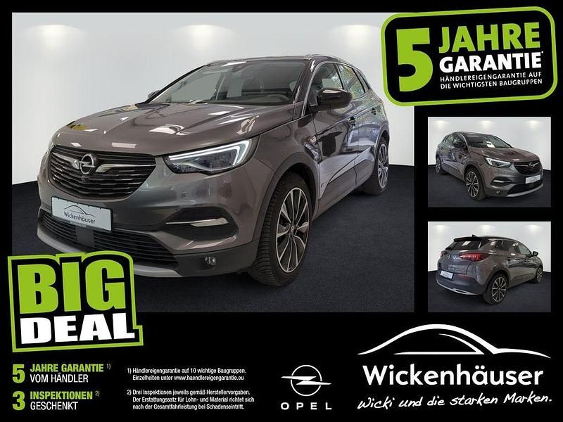 Mondstein grau/e:vulkan grau Gebraucht 2021 Opel Grandland X SUV | 21.990 € (Guter Preis) - Bild 1/4