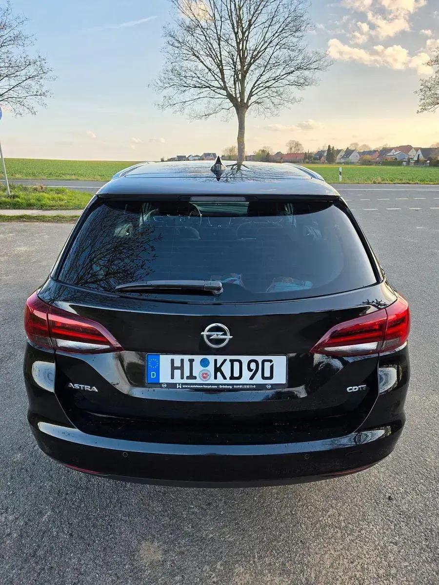 Gebraucht Opel Astra 110 PS (80 kW) 2017 Schwarz Kombi