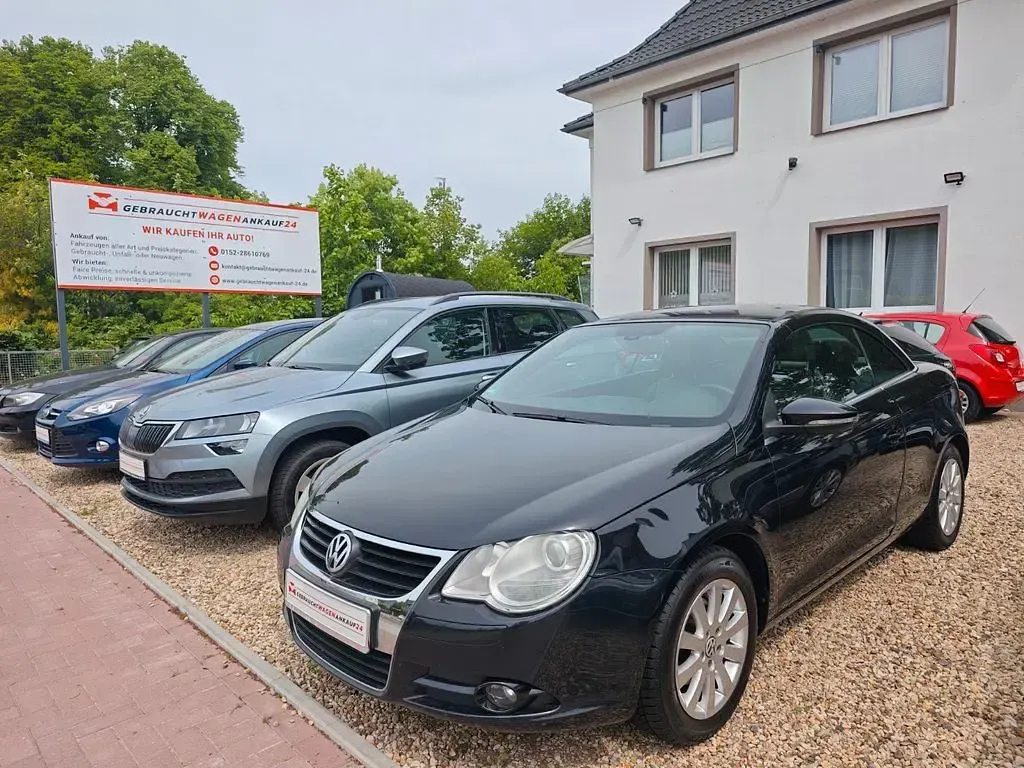 Gebraucht VW Eos Edition 122 PS (89 kW) 2008 Schwarz Cabrio