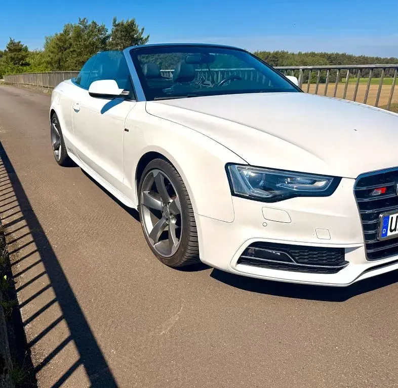 Gebraucht Audi A5 Cabriolet S-Line 190 PS (139 kW) 2015 Weiß Cabrio