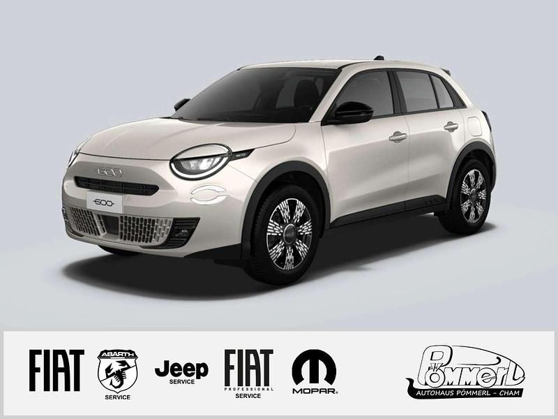 Cappuccino beige Neu 2025 Fiat 600E Icon SUV | 32.771 € (Fairer Preis) - Bild 1/4