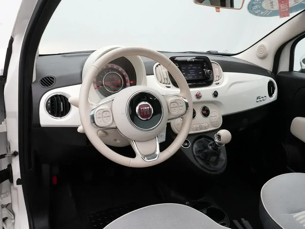 Gebraucht Fiat 500 Collezione 69 PS (50 kW) 2018 Gelato weiss Kleinwagen