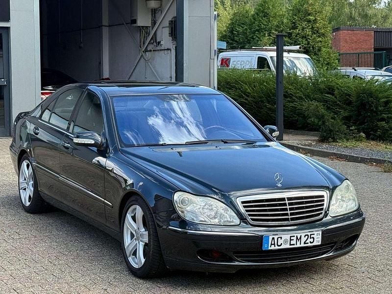 Blau Gebraucht 2002 Mercedes S500 Limousine | 4.500 € (Superpreis) - Bild 1/4