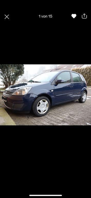 Blau Gebraucht 2008 Ford Fiesta Style Limousine | 2.700 € - Bild 1/4