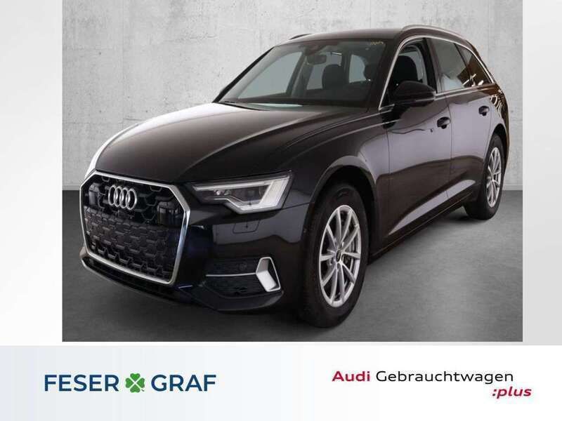 Mythosschwarz metallic Gebraucht 2024 Audi A6 Advanced Plus Kombi | 47.980 € - Bild 1/3