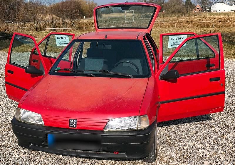 Gebraucht Peugeot 106 60 PS (44 kW) 1995 Rot Kleinwagen