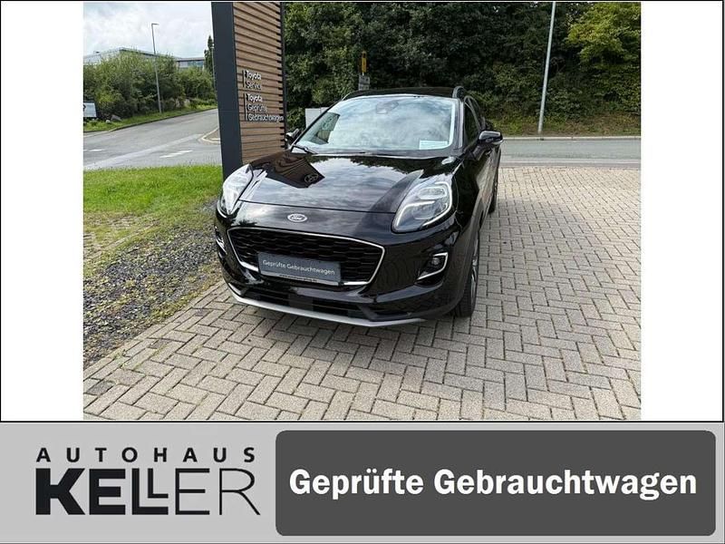 Agate black metallic Gebraucht 2021 Ford Puma Titanium X SUV | 18.960 € (Superpreis) - Bild 1/4