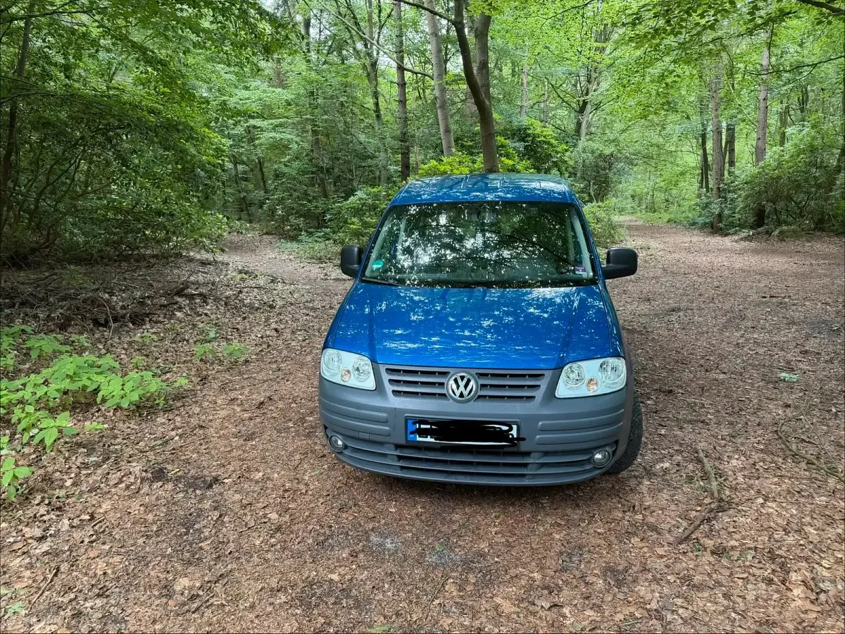 Gebraucht VW Caddy 105 PS (77 kW) 2005 Blau Van / Kleinbus