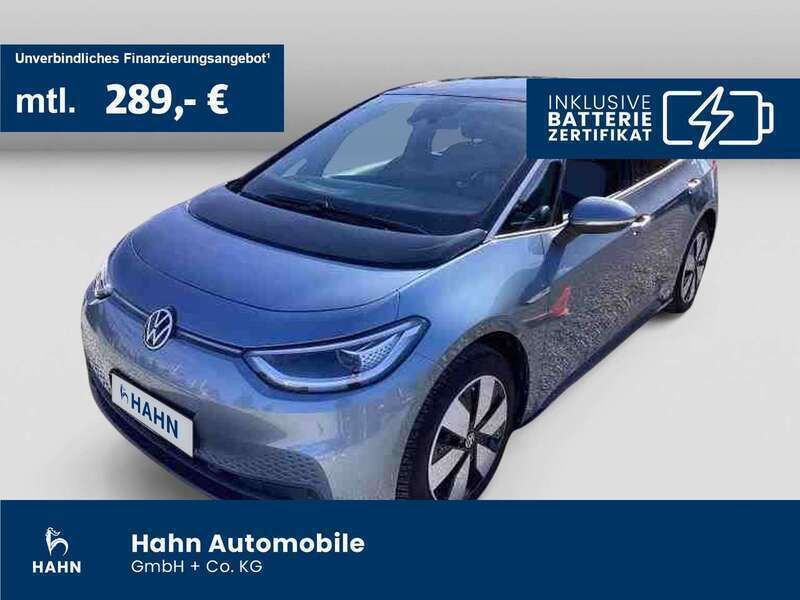 Blau Gebraucht 2021 VW ID.3 Pro Kleinwagen | 22.430 € (Fairer Preis) - Bild 1/3