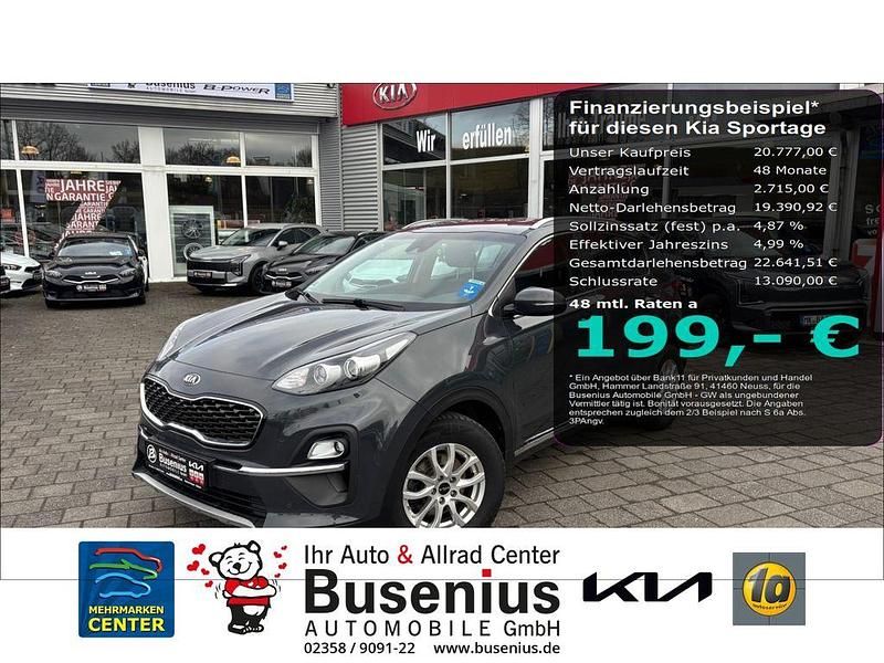 Gebraucht Kia Sportage Vision 177 PS (130 kW) 2021 H8g) pentametal met. (grau SUV