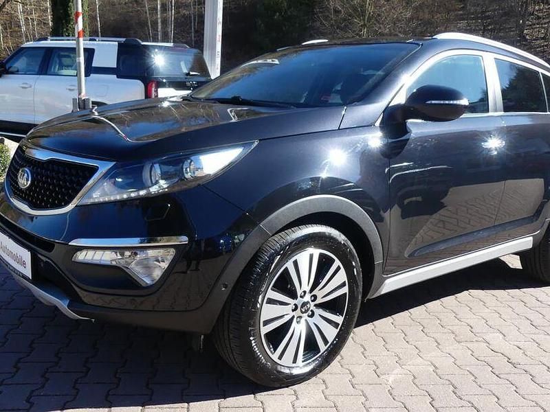 Schwarz (metallic) Gebraucht 2014 Kia Sportage SUV | 13.990 € (Fairer Preis) - Bild 1/4