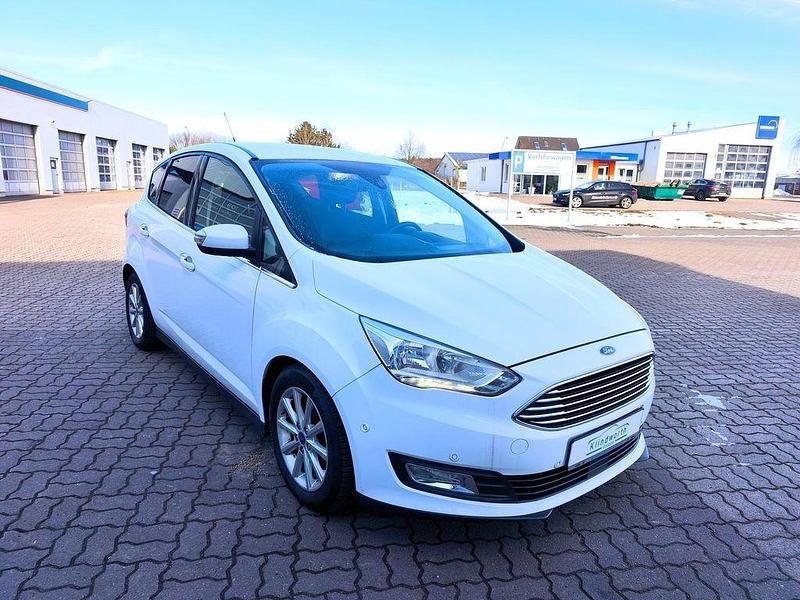 Gebraucht Ford C-MAX Titanium 120 PS (88 kW) 2017 Frostweiß Van / Kleinbus
