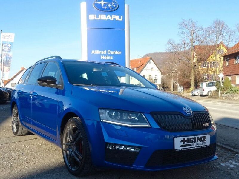 Blau Gebraucht 2016 Skoda Octavia RS Kombi | 14.800 € (Fairer Preis) - Bild 1/4