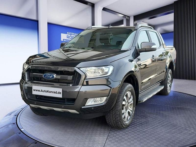 Panther black (metallic) Gebraucht 2017 Ford Ranger Wildtrack Abholung | 25.990 € (Fairer Preis) - Bild 1/4