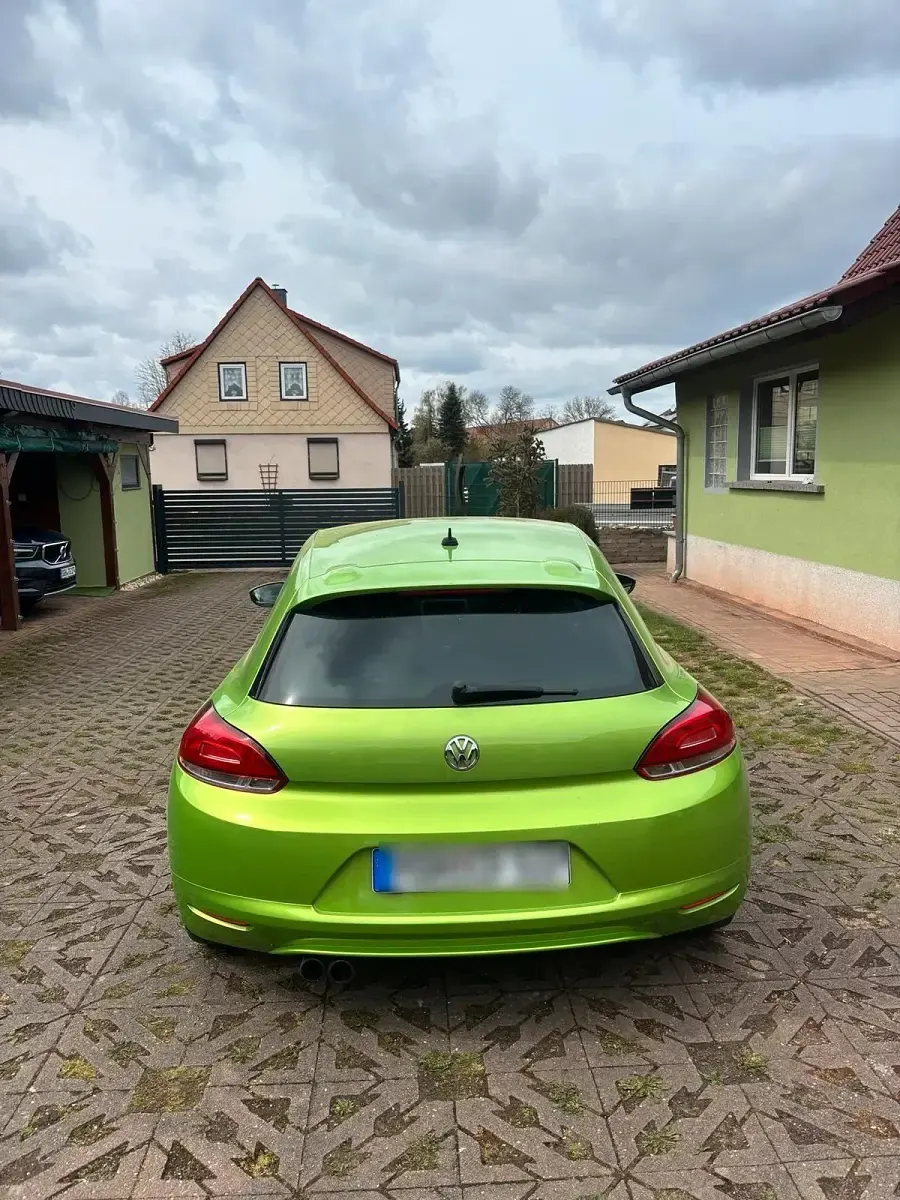 Usata VW Scirocco 200 CV (147 kW) 2008 Verde Coupé