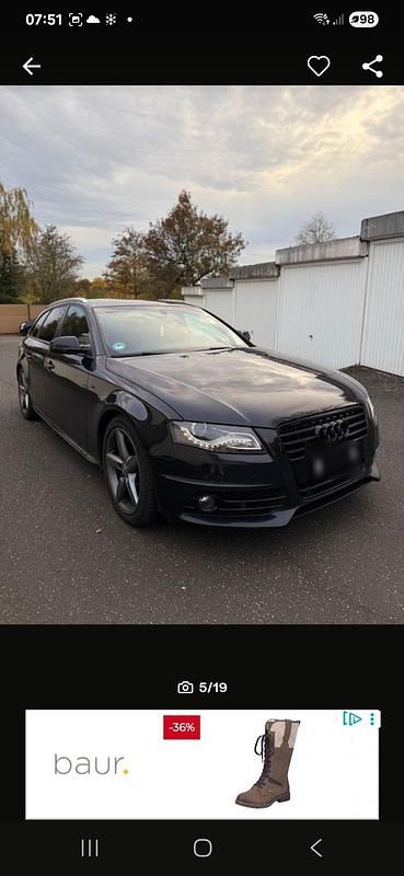 Gebraucht Audi A4 190 PS (139 kW) 2010 Schwarz Kombi