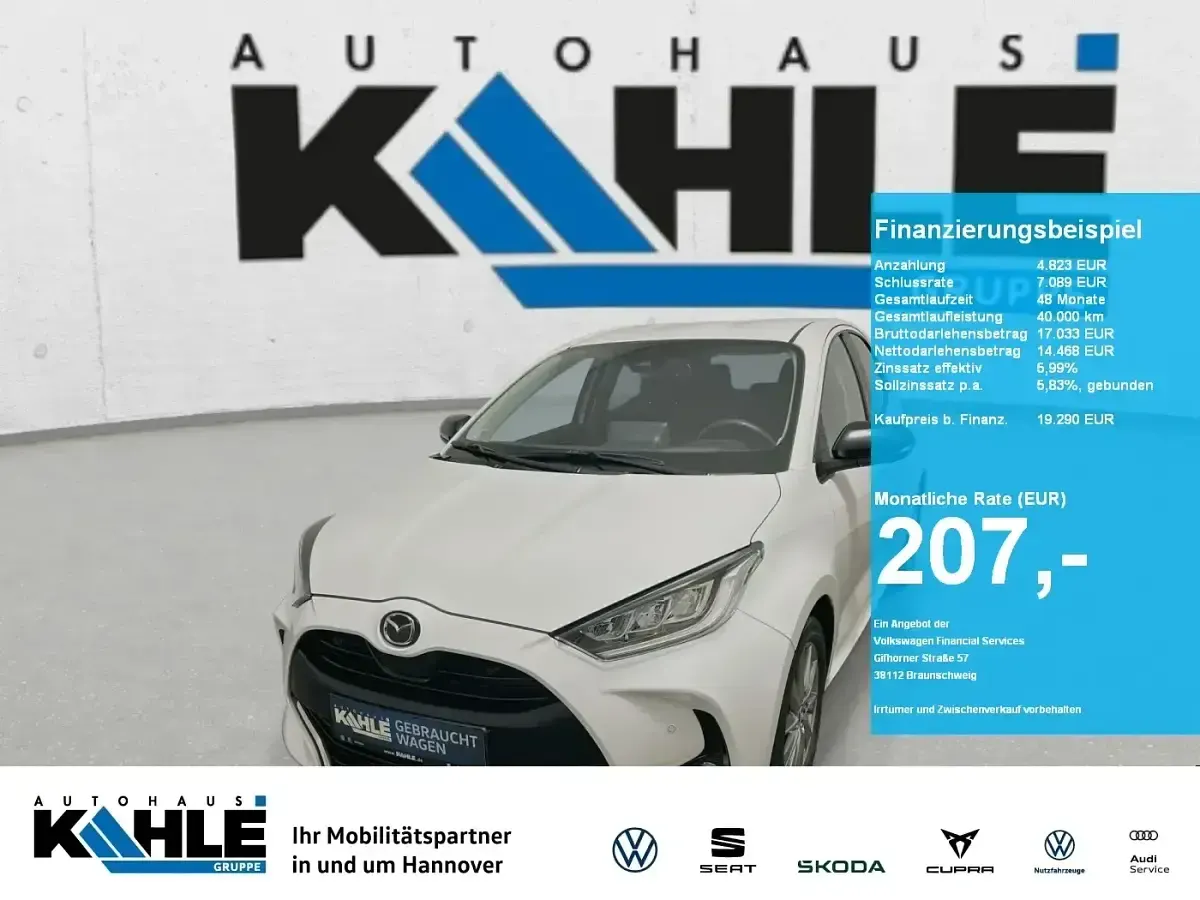 Second-hand Mazda 2 92 CP (67 kW) 2023 Alb Hatchback