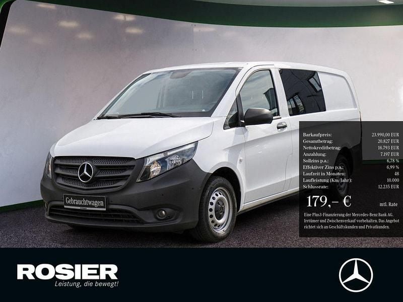 Weiss / arktikweiss Gebraucht 2022 Mercedes Vito Van / Kleinbus | 23.990 € (Guter Preis) - Bild 1/4