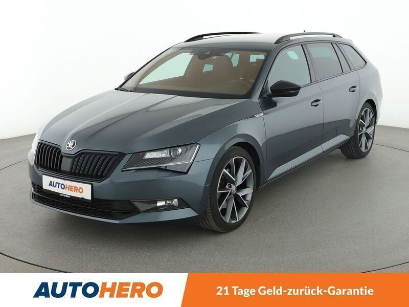 Grau Gebraucht 2017 Skoda Superb SportLine Limousine | 20.880 € (Fairer Preis) - Bild 1/3