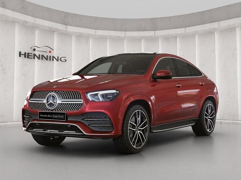 Rot Gebraucht 2021 Mercedes GLE400 AMG Coupé | 71.480 € (Fairer Preis) - Bild 1/4