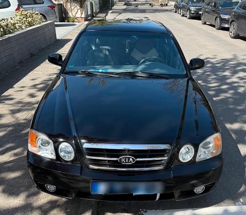 Schwarz Gebraucht 2003 Kia Magentis Limousine | 550 € - Bild 1/4