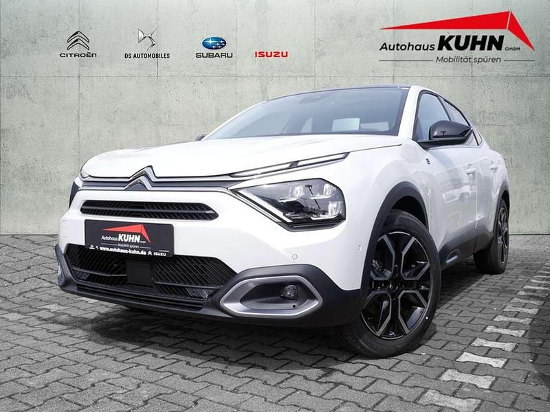 Perlmuttweiss Gebraucht 2023 Citroën e-C4 Shine SUV | 24.880 € (Teuer) - Bild 1/4