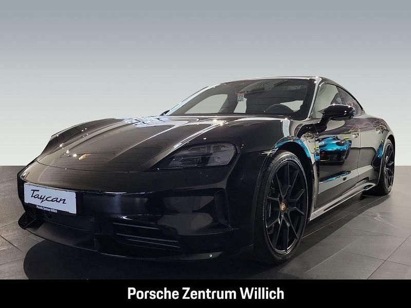 Tiefschwarzmetallic Neu 2025 Porsche Taycan Black Edition Limousine | 129.220 € (Guter Preis) - Bild 1/4