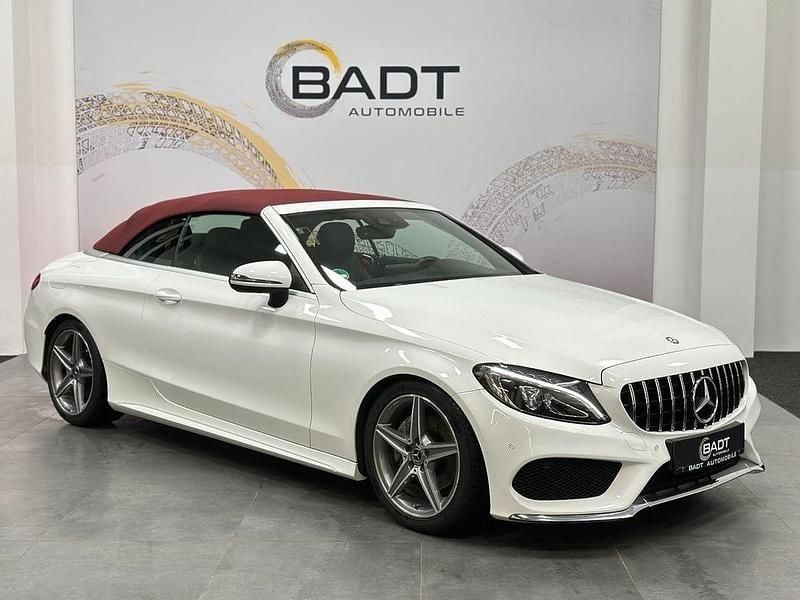 Gebraucht Mercedes C200 AMG line 184 PS (135 kW) 2017 Weiß Cabrio
