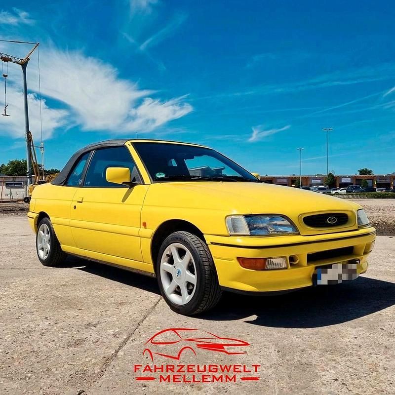 Gelb Gebraucht 1994 Ford Escort Cabriolet Cabrio | 4.990 € - Bild 1/4